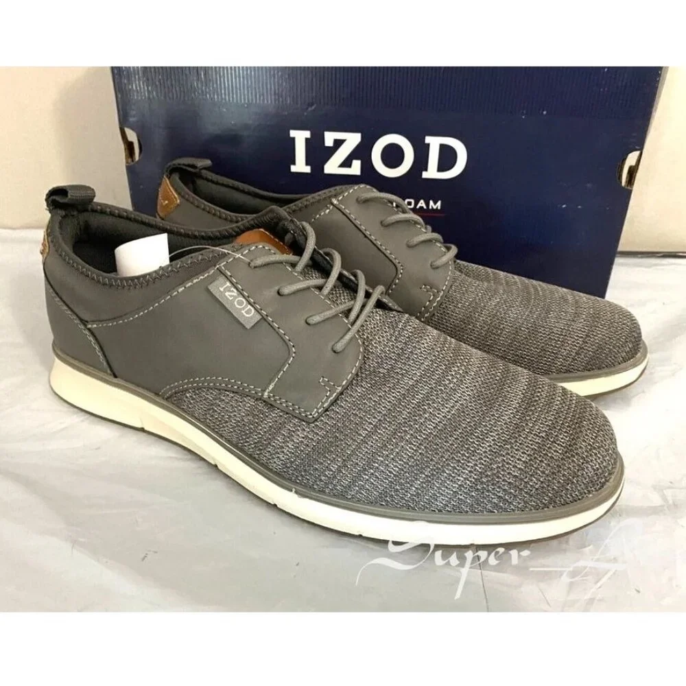NEW IZOD Men's Drift Casual Memory Foam Oxford Shoes - Picture 2 of 7